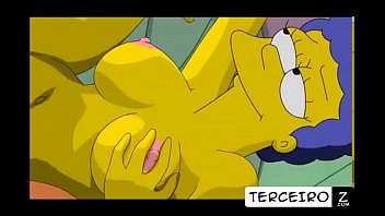 Los simpson con Simpsons porn cartoon Marge fucked ass creampie